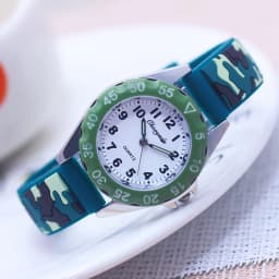 Chaoyada Children Boys Girls Students Cool Silicone Military Camouflage Strap Quartz Watches Kids Birthday Holiday Gifts Watches