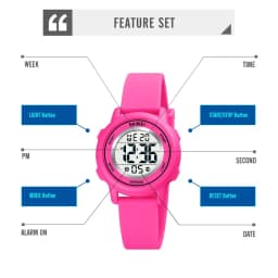 SKMEI 1721 Waterproof Alarm Child Watches montre enfant Boys Girls Sport Kids Watch Colorful Led Children Digital Wristwatches