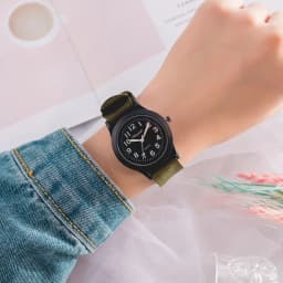 High Quality Children Boys Girls Digital Watch Quartz Wristwatches Students Exam Watches Nylon Strap for 5-12 Ages
