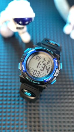 SKMEI 1266 Kid Wristwatch 50M Waterproof Watch Color Luminous Back Light Digital Clock Electronic Watch Alarm Date Week