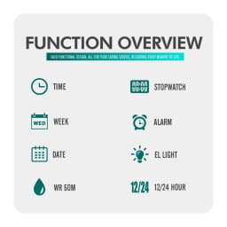 SKMEI 1266 Kid Wristwatch 50M Waterproof Watch Color Luminous Back Light Digital Clock Electronic Watch Alarm Date Week