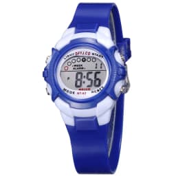 Digital Kids Watch 7-colors LED Waterproof Child Watch Sport Silicone Strap Kids Watches Student Gift for 3-10 Year Girls Boys