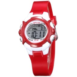 Digital Kids Watch 7-colors LED Waterproof Child Watch Sport Silicone Strap Kids Watches Student Gift for 3-10 Year Girls Boys