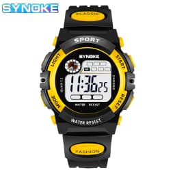 SYNOKE Student Kids Digital Watch Sports Waterproof Boy Electronic Watch Shock Resist Multifunctional Luminous Fashion