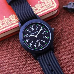 24Hours Children Boys Girls Fashion Washable Canvas Strap Quartz Wristwatches Students Learn Time Study Clock Birthday Gift