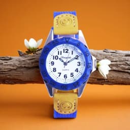 Children’s Boys Girls Little Kids Colorful Strap Clear Numbers Quartz Watches Students Learn Time Soft Canvas Electric Watches