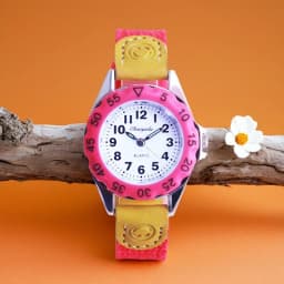 Children’s Boys Girls Little Kids Colorful Strap Clear Numbers Quartz Watches Students Learn Time Soft Canvas Electric Watches