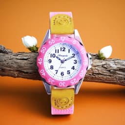 Children’s Boys Girls Little Kids Colorful Strap Clear Numbers Quartz Watches Students Learn Time Soft Canvas Electric Watches