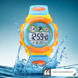 SKMEI 1451 Sports Kids Digital Watches Chrono Waterproof Energetics Dial Design Alarm Children's Wristwatch Relogio Infantil