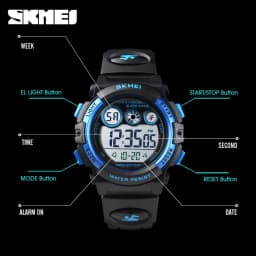 SKMEI 1451 Digital Watch for Children Shockproof Sport LED Electronic Wristwatches Waterproof Military Boy Girl Clock Reloj 1163