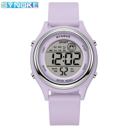 SYNOKE Digital Watch Colorful Children Seven Lights Watches Sport Students For Kids Waterproof Electronic Watch Shock Resist