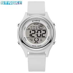 SYNOKE Digital Watch Colorful Children Seven Lights Watches Sport Students For Kids Waterproof Electronic Watch Shock Resist