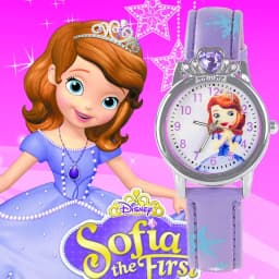 New Princess Elsa Child Watches Figure Toys Cartoon Anna Princess Kids Watch Girls Student Children Clock Children's Day Gift