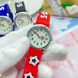 2026 Children Boys Cartoon Quartz Watches Kids Students 3D Football Anime Sports Watches for Birthday Gifts Relogio Feminino