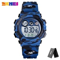 SKMEI 1547 Colorful LED+EL Lights relogio infantil Children's Sport Kids Watches Young And Energetic Dial Design 50M Waterproof