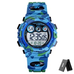 SKMEI 1547 Colorful LED+EL Lights relogio infantil Children's Sport Kids Watches Young And Energetic Dial Design 50M Waterproof