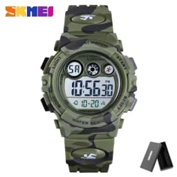 SKMEI 1547 Colorful LED+EL Lights relogio infantil Children's Sport Kids Watches Young And Energetic Dial Design 50M Waterproof