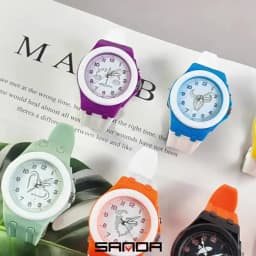 OFNS New 6106 Fashion Student Quartz Watch with Twelve Constellation Pattern Waterproof Night Light Student Quartz Watch 2025