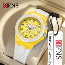 OFNS New 6106 Fashion Student Quartz Watch with Twelve Constellation Pattern Waterproof Night Light Student Quartz Watch 2025
