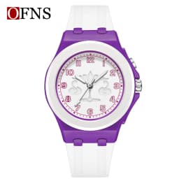 OFNS New 6106 Fashion Student Quartz Watch with Twelve Constellation Pattern Waterproof Night Light Student Quartz Watch 2025