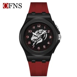 OFNS New 6106 Fashion Student Quartz Watch with Twelve Constellation Pattern Waterproof Night Light Student Quartz Watch 2025
