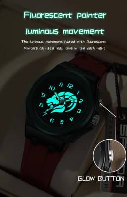 OFNS New 6106 Fashion Student Quartz Watch with Twelve Constellation Pattern Waterproof Night Light Student Quartz Watch 2025