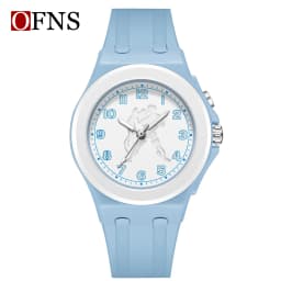 OFNS New 6106 Fashion Student Quartz Watch with Twelve Constellation Pattern Waterproof Night Light Student Quartz Watch 2025