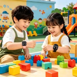 Fashion Student Watch Early-education Sports Electronic Wristwatch Silicone Strap LED Digital Watches for Kids Boys Girls Gifts