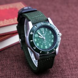 2026 New Canvas Children Boys Fashion Watches Casual Quatrz Adjustable Bracelet Compass Gift Watches Cool Handsome Watches