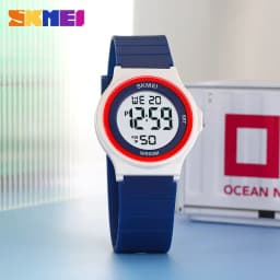 SKMEI 2303 Children Digital Color Shockproof Wristwatch for Boy Girl Sport Waterproof Colorful Kids Electronic Watch Clock 2108