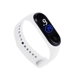 Waterproof Kids Sports Watch Children Smart Touch Screen LED Digital Watch Two Tone Silicone Strap Men Women Watch Student Clock