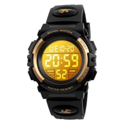 SKMEI 1266 Kids Shockproof Wristwatches Color LED Display Waterproof Digital Children Watch for Boys Girls Clock Montre Enfant