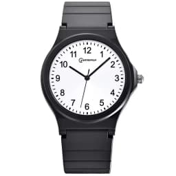 New Black Children Watch Silicone Strap Waterpoof Classic Analog Kids Wristwatch Men Women Waterproof Watches