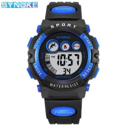 SYNOKE Student Sport Watches For Kids Colorful Electronic Watches 50M Waterproof Clock Children Digital Watch For Boys Girls