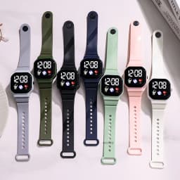 NEW Kids Watches with Bracelet Sport LED Digital Watches Silicone Strap Sport Electronic Wristwatch for Children Boys Girls Gift