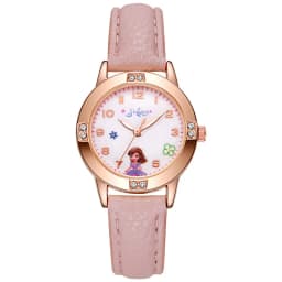 Disney Children's Watches Kids Boys Girls Cute Cartoon Sofia Princess Aisha Diamond Wristwatch Student Quartz Watch Gift
