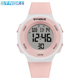 SYNOKE Digital Watches Kids Sports Luminous Multifunction Waterproof Chrono Wristwatch Outdoor Girls Fashion Student Watch New