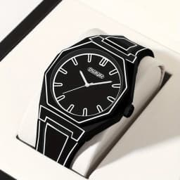 Preppy Style Quartz Wrist Watch - Round Dial, Electronic Drive, Silicone Strap, Unisex, Holiday Gifts(Gift box does not include)