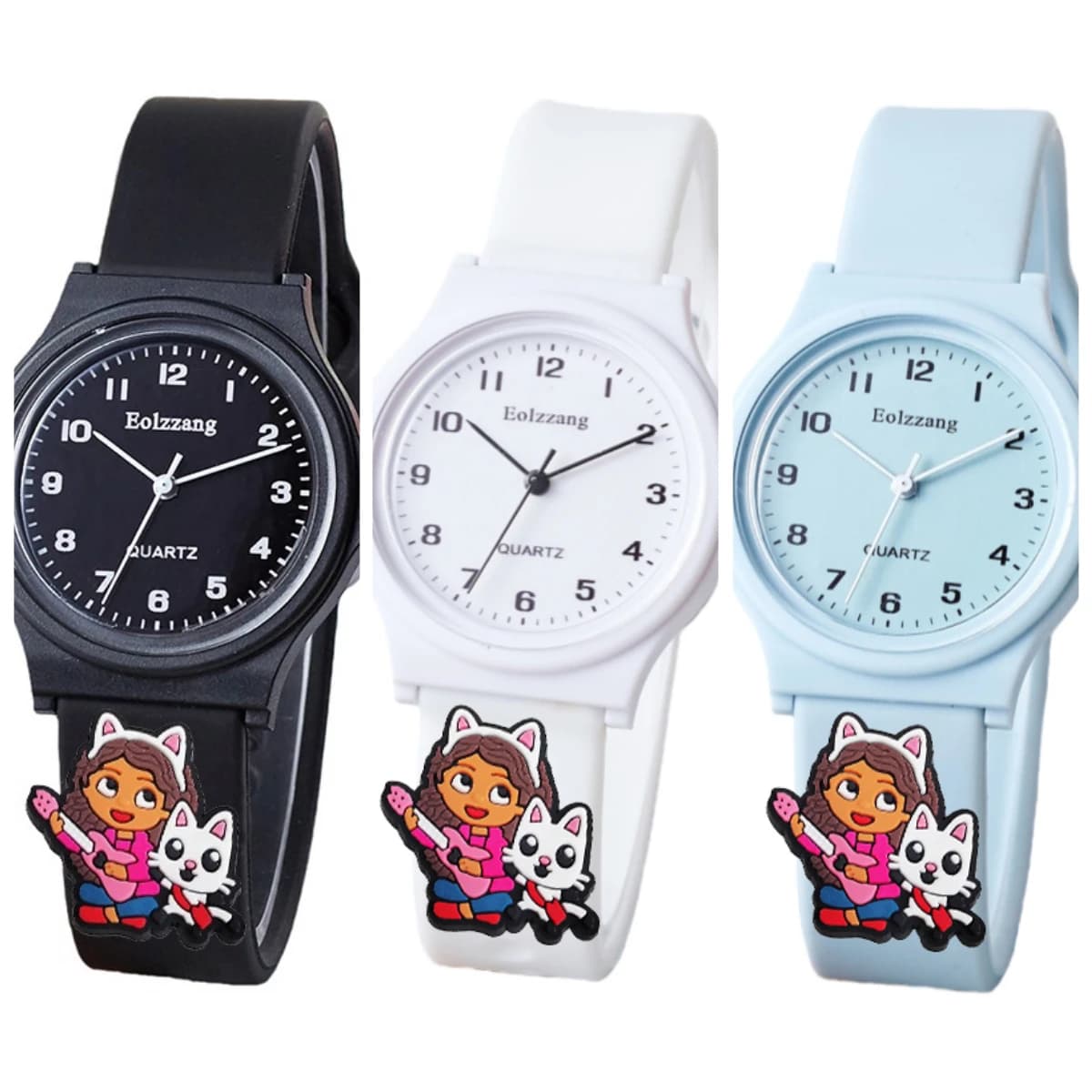 New Gaby's Dollhouse Boys Girls Watches Kids Minimalist Cute Children Cartoon Wristwatches Gifts for Kids Girl Clock
