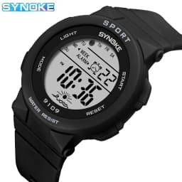 SYNOKE Student Sport Watches For Kids Colorful Electronic Watches 50M Waterproof Clock Children Digital Watch For Boys Girls