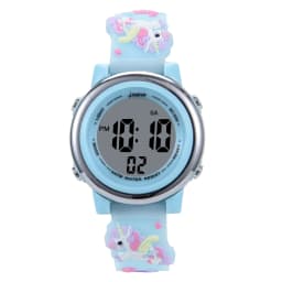Children's Cartoon LED Electronic Watch 30M Waterproof Kids SmartWatch Pink Luminous Alarm Clock Sports Boys Girls Gift