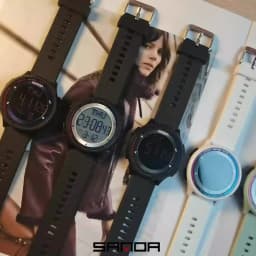 SANDA Children Fashion Digital Movement Teenager Students Hand Clock Trendy Water Resistant Outdoor Sports Mode Wrist Stop Watch