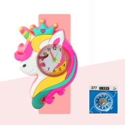Cartoon Children Watch Baby Learn Time Toy Kids Slap Watches Boys Girls Christmas Gift for Kid Aged 1-15