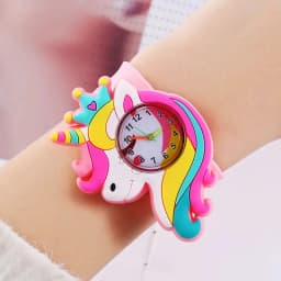 Cartoon Children Watch Baby Learn Time Toy Kids Slap Watches Boys Girls Christmas Gift for Kid Aged 1-15