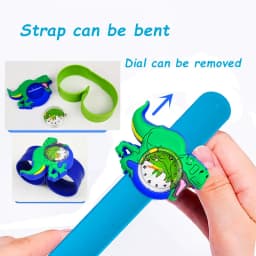Cartoon Children Watch Baby Learn Time Toy Kids Slap Watches Boys Girls Christmas Gift for Kid Aged 1-15