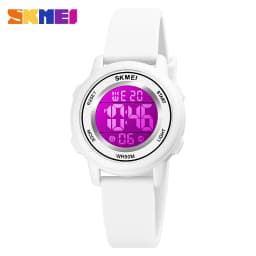 SKMEI LED Light Digital Children Sport Watches Stopwatch Calendar Clock 5Bar Waterproof Kids Wristwatch For Boys Girls Gift