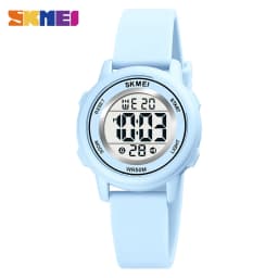 SKMEI LED Light Digital Children Sport Watches Stopwatch Calendar Clock 5Bar Waterproof Kids Wristwatch For Boys Girls Gift