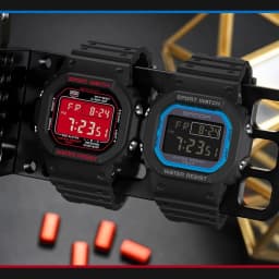 SANDA 2107 Children Watch Men Waterproof Sport Watches Boy Girl Electronic Watch Relogio Masculino LED Lamp Display Wristwatc