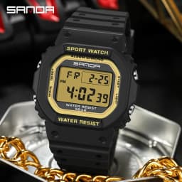 SANDA 2107 Children Watch Men Waterproof Sport Watches Boy Girl Electronic Watch Relogio Masculino LED Lamp Display Wristwatc