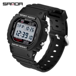SANDA 2107 Children Watch Men Waterproof Sport Watches Boy Girl Electronic Watch Relogio Masculino LED Lamp Display Wristwatc